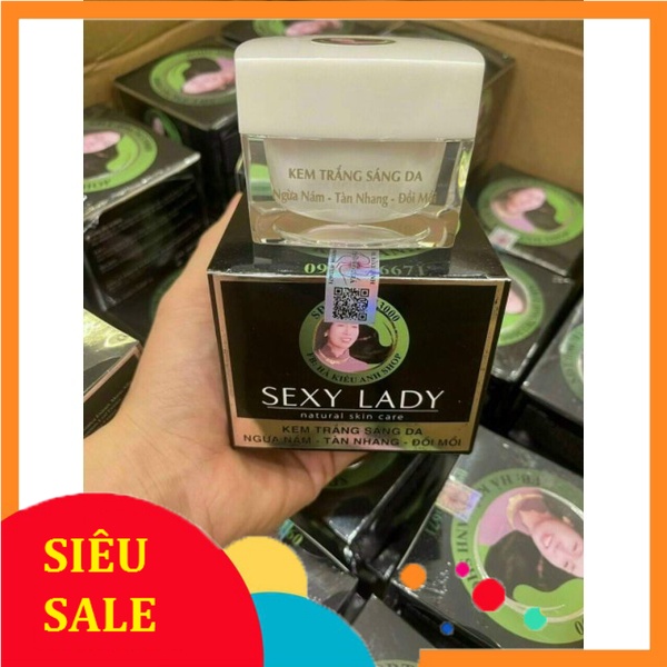 Kem face sexy lady hà kiều anh 30g trắng da , khử nám , tàn nhang , đồi mồi hiệu quả