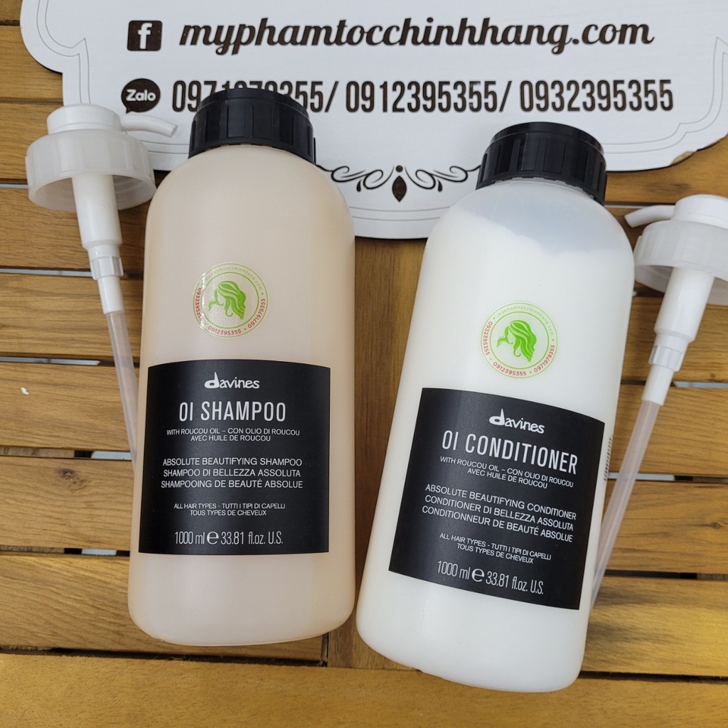 Dầu Gội xả Davines dưỡng ẩm absolute OI 1000ml