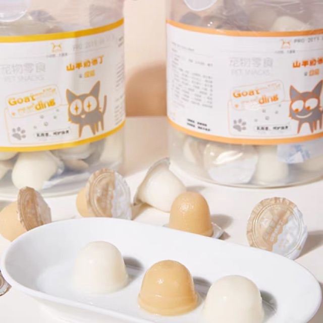 Pudding sữa dê dành cho thú cưng