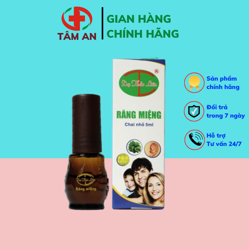 Tinh dầu Răng Miệng Dạ Thảo Liên 5ML & 20ML - TINH DẦU THẢO DƯỢC DẠ THẢO LIÊN - Giúp thơm miệng, cải thiện các vấn đề sâu răng, hôi miệng, viêm lợi, nhiệt miệng, viêm họng, nấm miệng