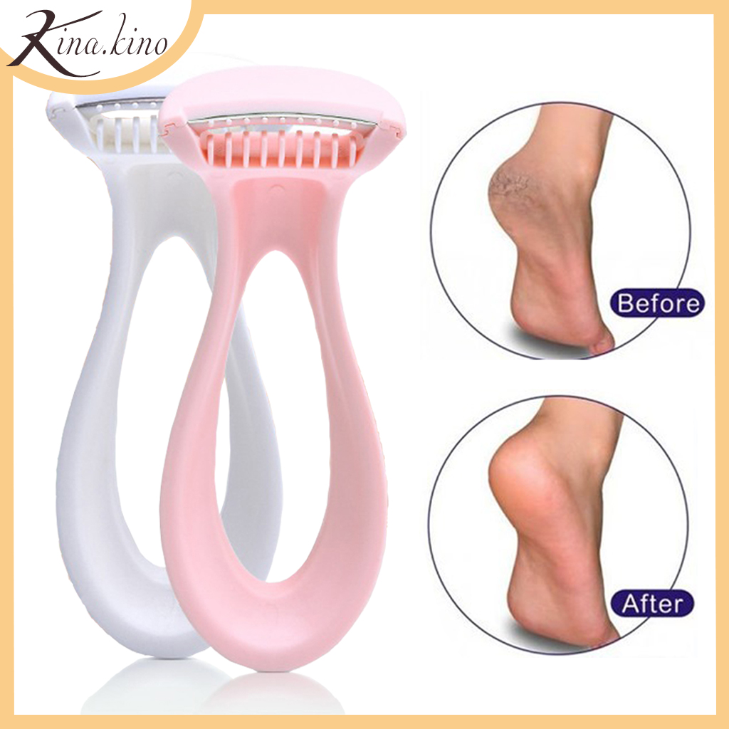 Combo bộ 2 dao cạo gót chân - Dao cạo da chết loại bỏ tế bào chết trên da nhanh chóng - Phụ kiện làm đẹp Kina kino