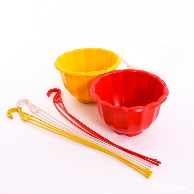 Chậu nhựa treo đủ màu