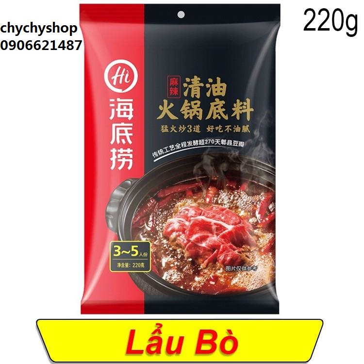 [HCM]Gia vị lẩu Haidilao vị bò cay thanh-cốt lẩu haidilao cay
