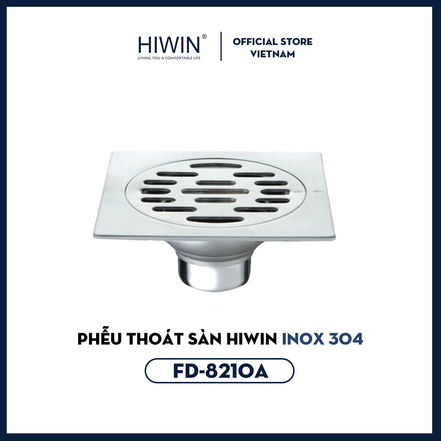 Thoát sàn ngăn mùi cao cấp hiwin fd-8210a