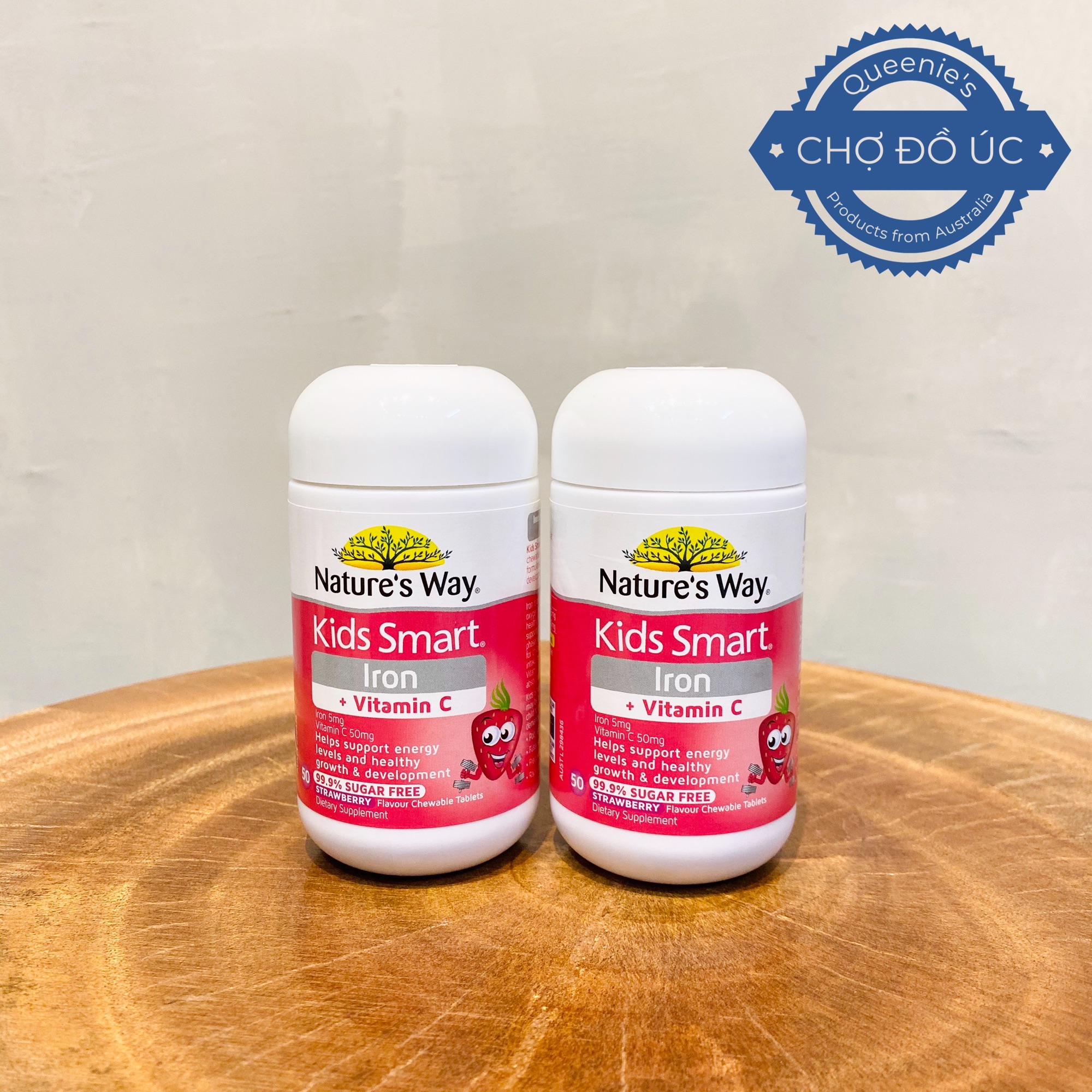 ??kẹo nature’s way kids smart iron + vitaminc?? nhập úc