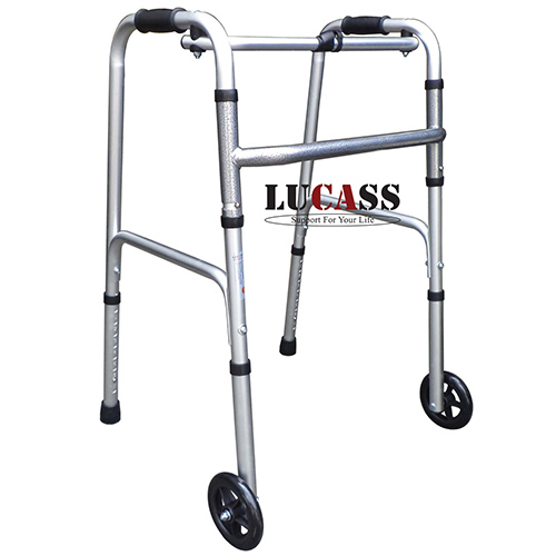 Khung tập đi hợp kim nhôm lucass w79 bánh xe to