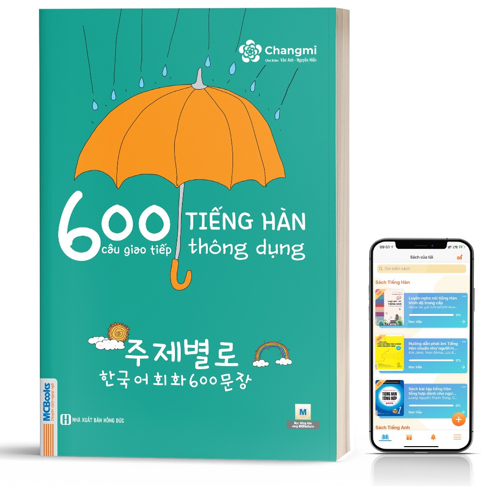 Sách - 600 câu giao tiếp tiếng hàn thông dụng dành cho người tự học