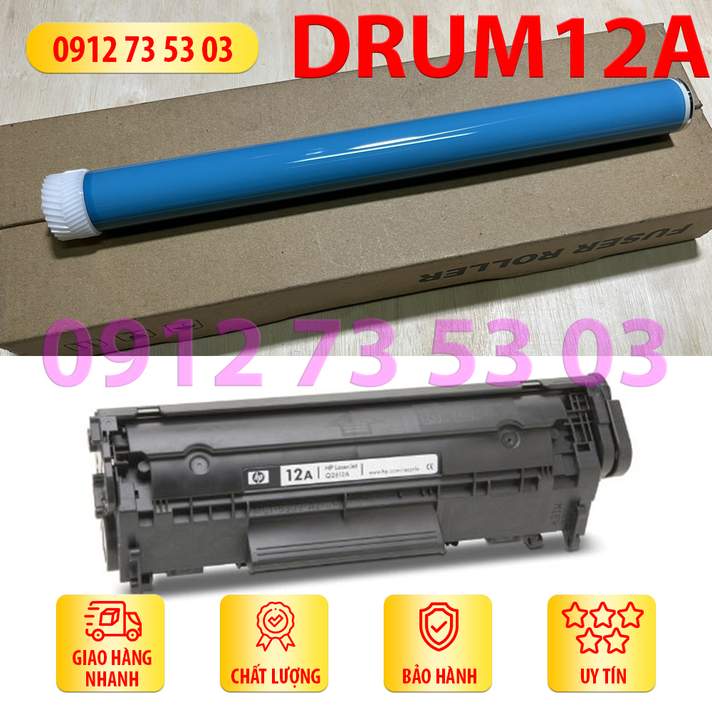 Trống drum 12a es - dùng chung của dòng máy in