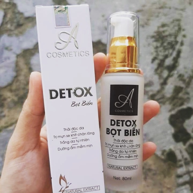 Detox bọt biển acosmetics - chính hãng - detox bọt biển thải độc da chuẩn công ty.