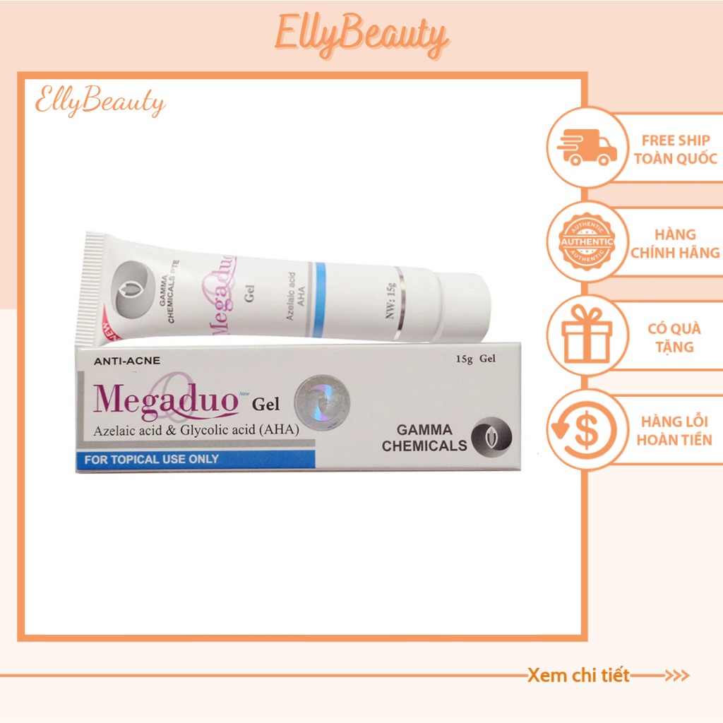 Gel bôi mụn, ngừa thâm megaduo 15g