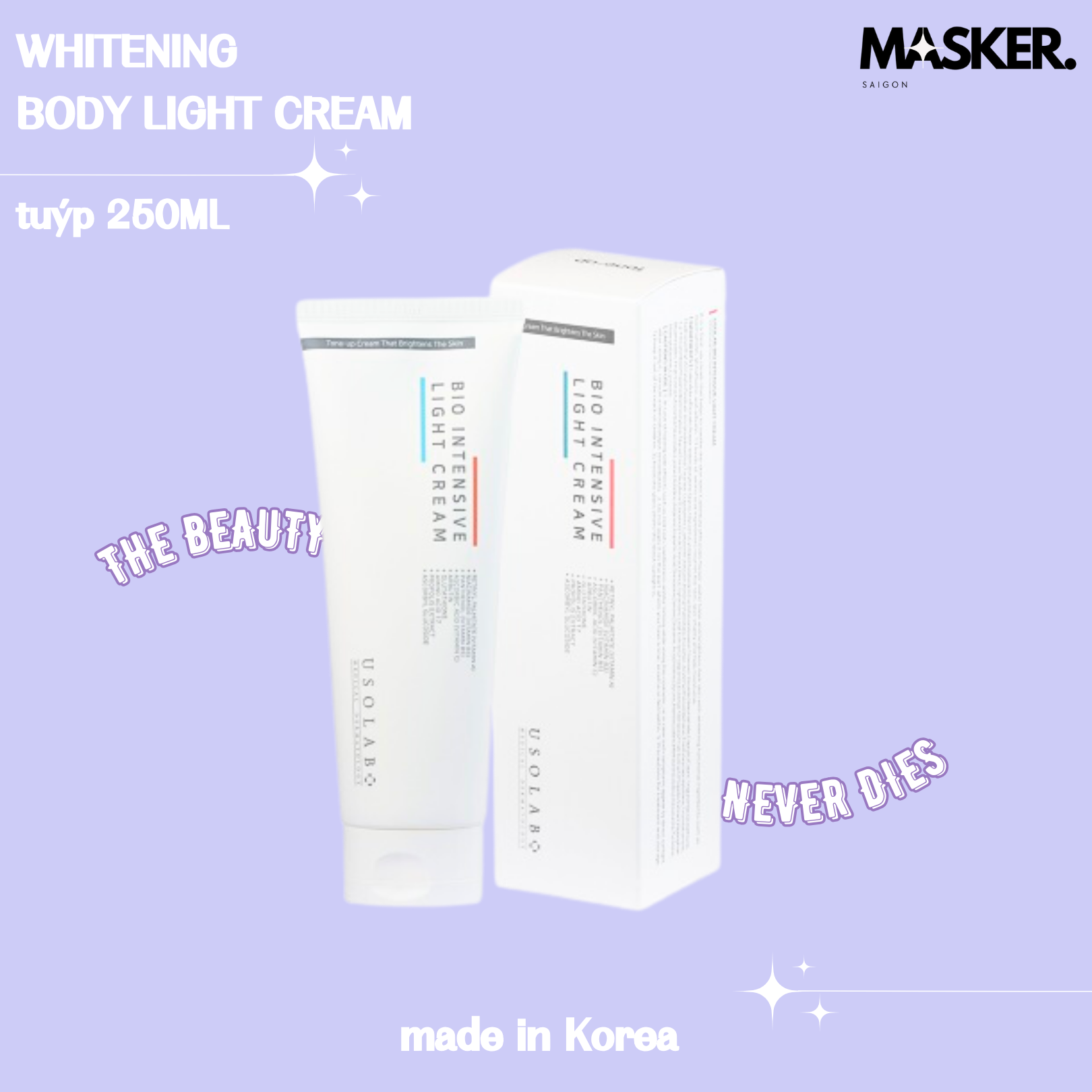 Kem dưỡng trắng da Body light cream - Usolab