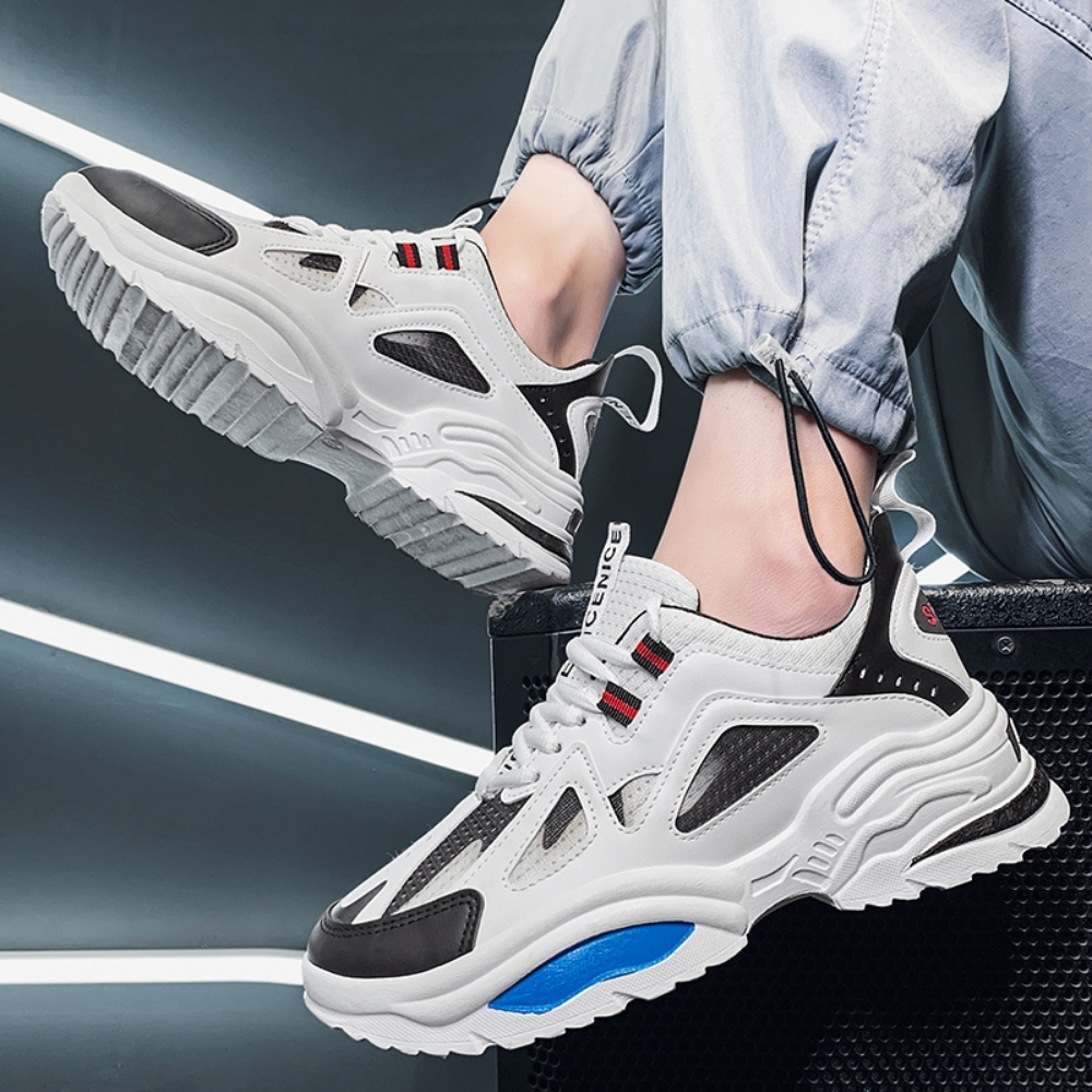 Giày sneaker nam hàn quốc tăng chiều cao 5cm phong cách mạnh mẽ cá tính