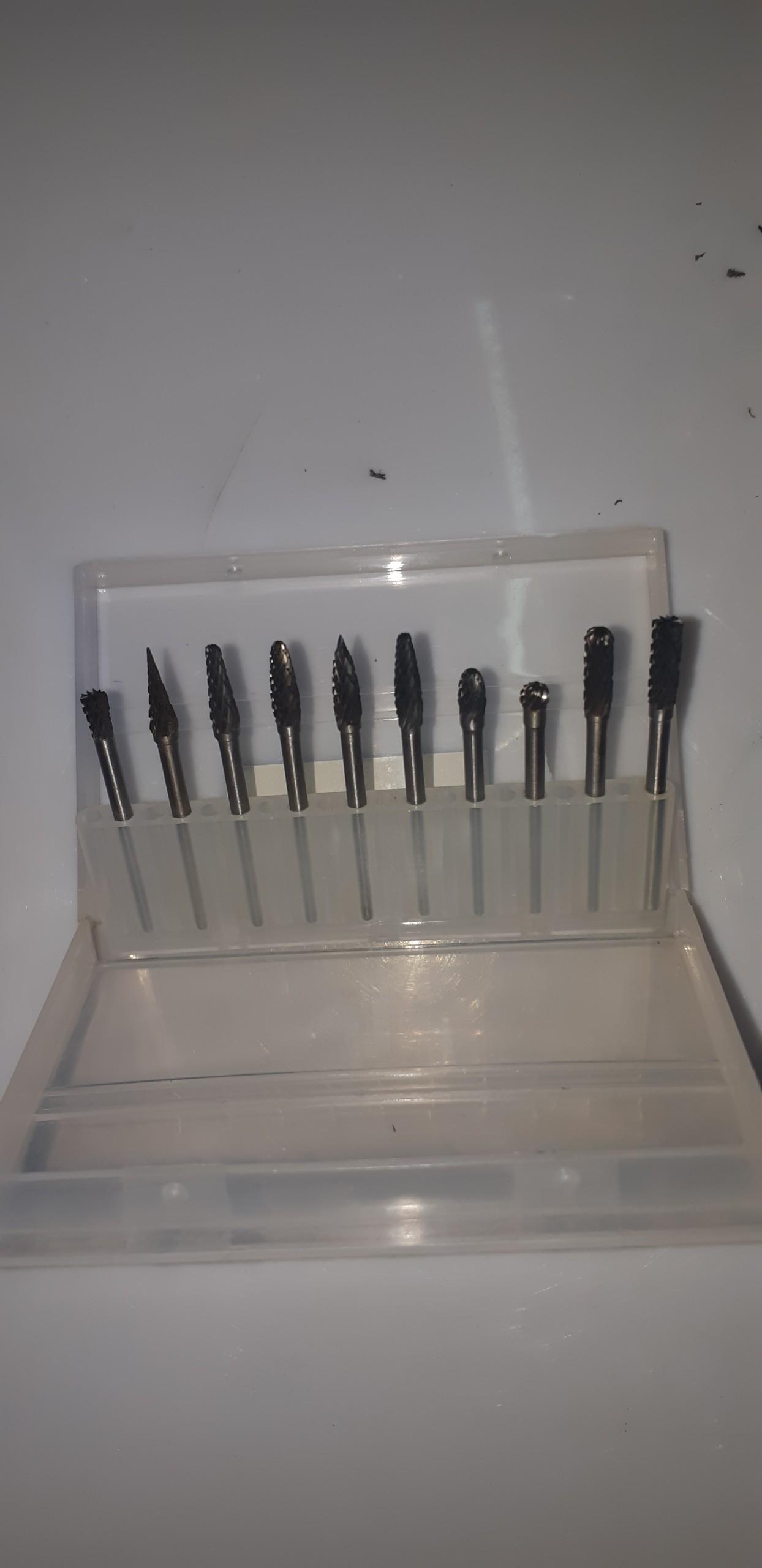 Mài hợp kim đầu 4mm cán 3mm 10 món