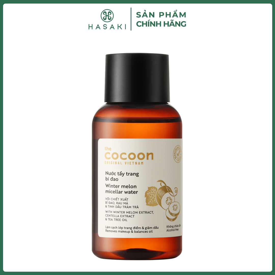 [QUÀ TẶNG KHÔNG BÁN] Nước Tẩy Trang Cocoon Bí Đao Làm Sạch  Giảm Dầu 140ml Hasaki Sản Phẩm Chính Hãng
