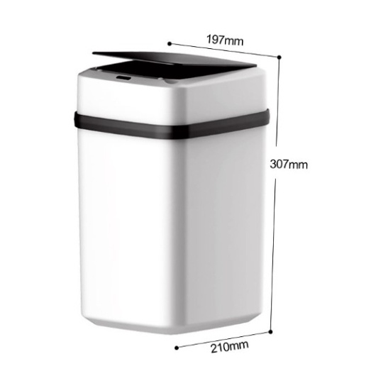 Thùng rác cảm ứng 15L, thùng rác thông minh dung tích lớn, giá tốt thùng rác mở tự động, thùng rác tự bật nắp