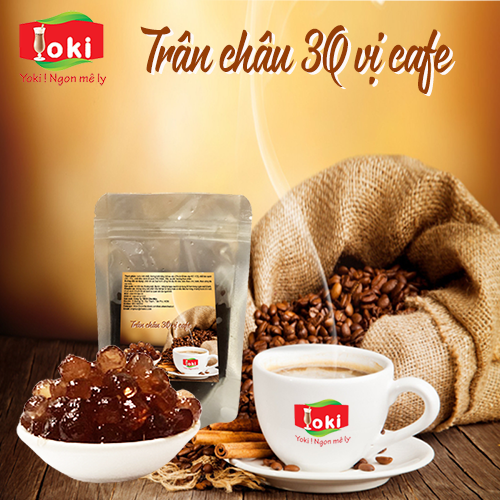 Trân châu 3Q vị cafe Yoki