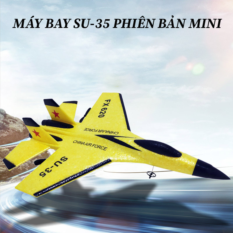 Đồ Chơi Máy Bay Su-35 Điều Khiển Từ Xa Phiên Bản Mini 2 Kênh Có Tặng Kèm Pin Điều Khiển
