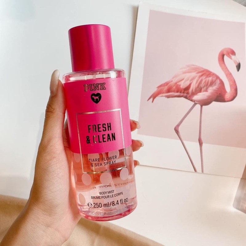 Xịt thơm Pink xịt toàn thân Victoria's Secret Body mist thơm xinh