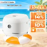 Nồi cơm điện Gaabor GR-S25D/RC-30T01A 1.2L lòng nồi chống dính bảng điều khiển dễ sử dụng nút nhấn điện tử - Bảo hành 12 tháng 1 đổi 1