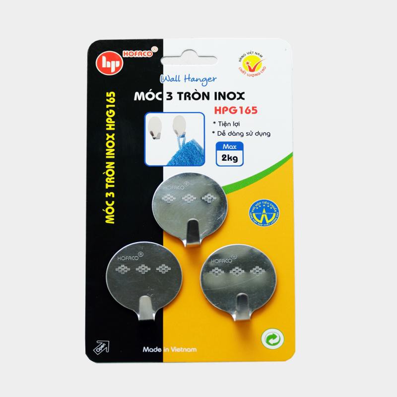 Móc dán tường hofaco inox hpg165-hpg169-hpg170