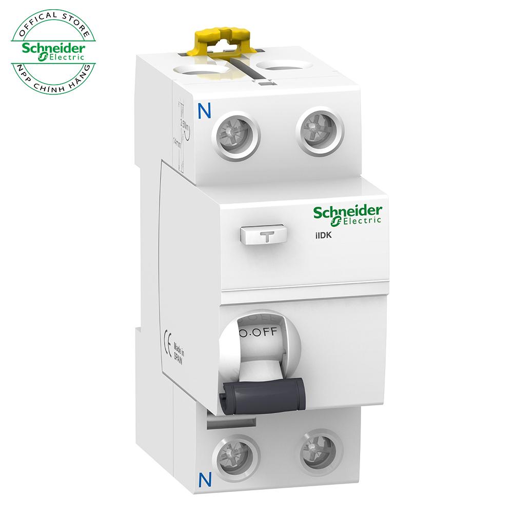 RCCB Acti9 iID 2P 100mA - Cầu dao / Aptomat chống giật Schneider