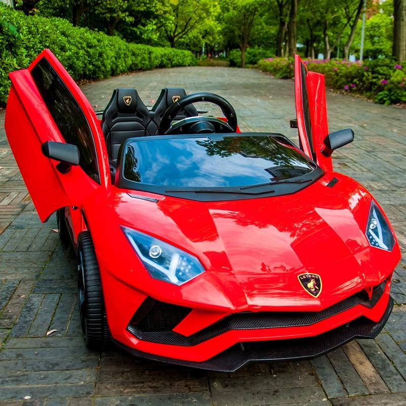 Xe ô tô điện trẻ em cao cấp LT-998 cánh cửa mở chéo + Tự lái và điều khiển từ xa (2 động cơ lớn bình ắc quy 12V/7AH)