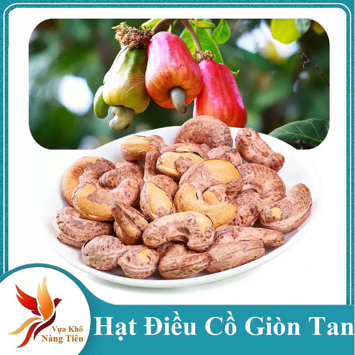 1 kg Đặc sản hạt điều rang muối Bình Phước hương vị đậm chất tình quê- ăn vặt- hạt dinh dưỡng- chay