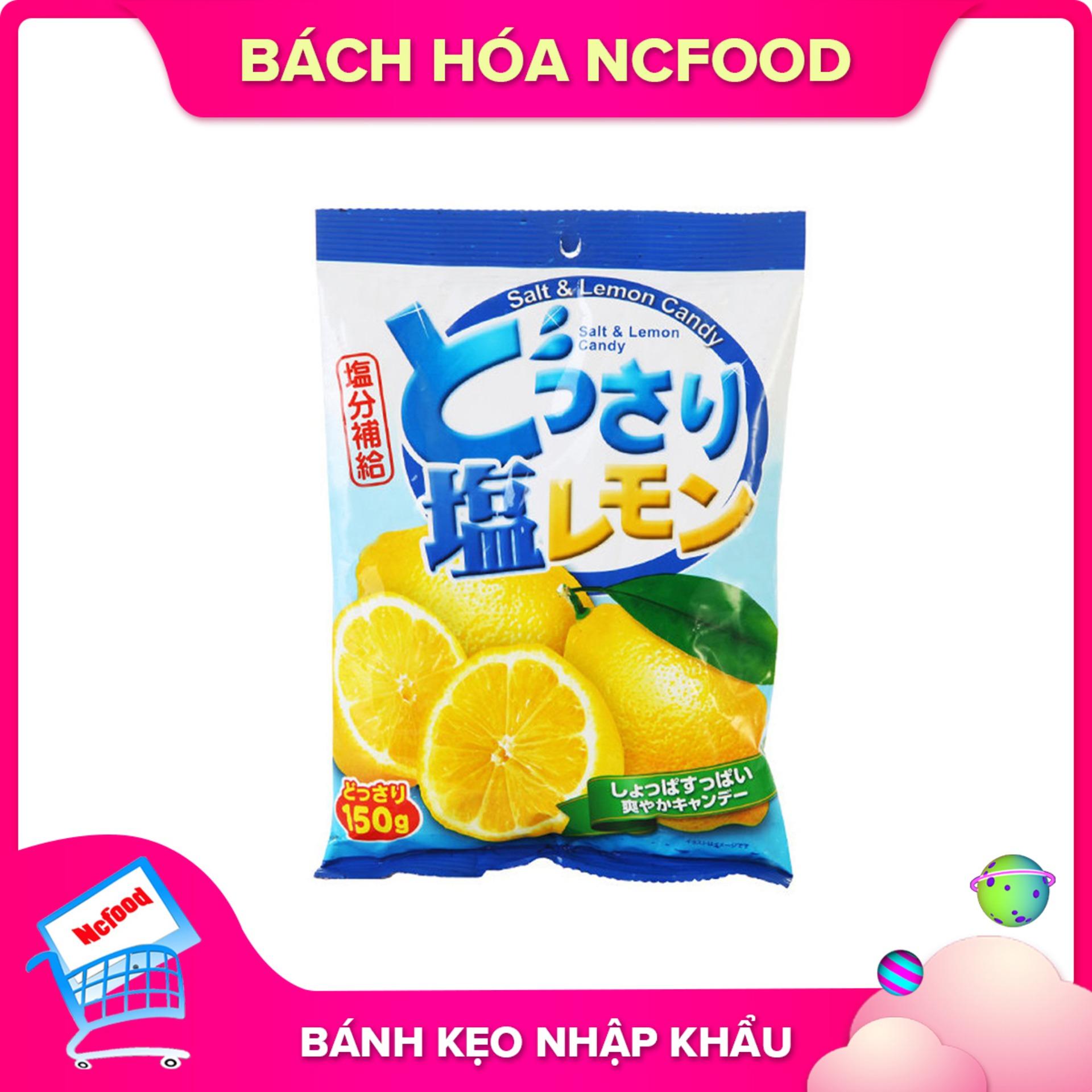 KẸO CHANH MUỐI MALAYSIA SALT & LEMON CANDY 150G NCFOODVN