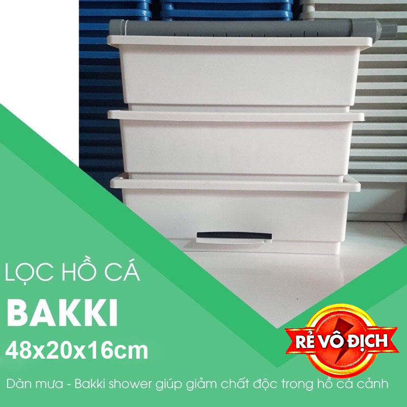 Lọc bể cá dàn baki 4 tầng 48x20x16cm