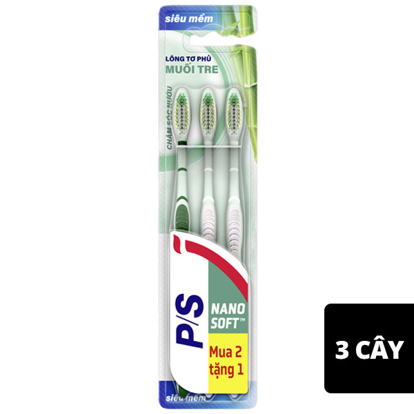 [HCM GIAO 2H]Bàn Chải Đánh Răng P/S Muối Tre Tự Nhiên Sáng Răng