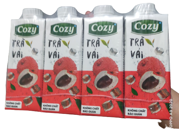 Trà vải cozy lốc 4 hộp