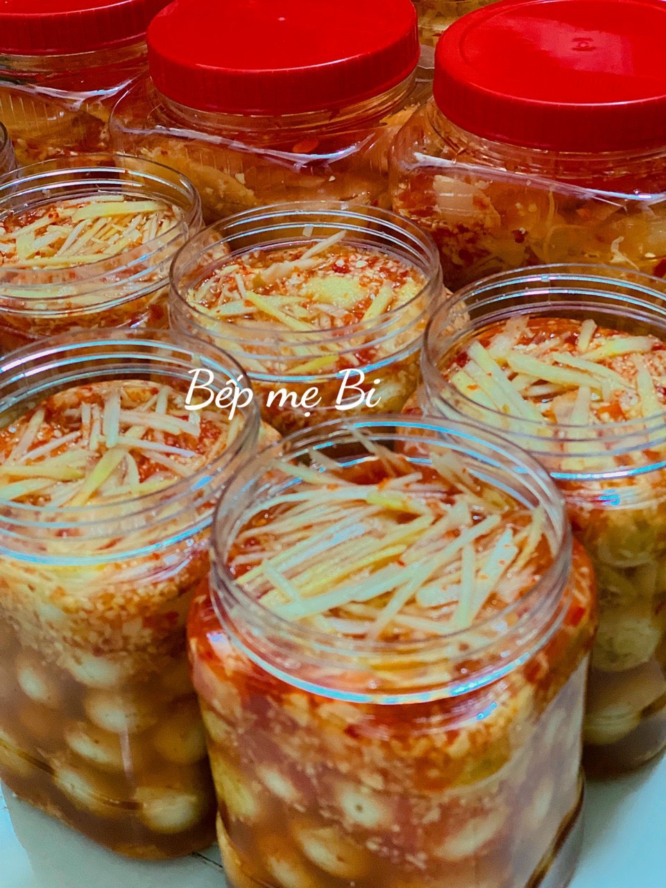Dưa măng ngâm tỏi ớt