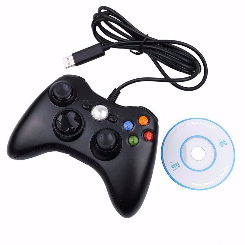 Tay bấm game xb 360 có rung - chân usb cho laptop pc