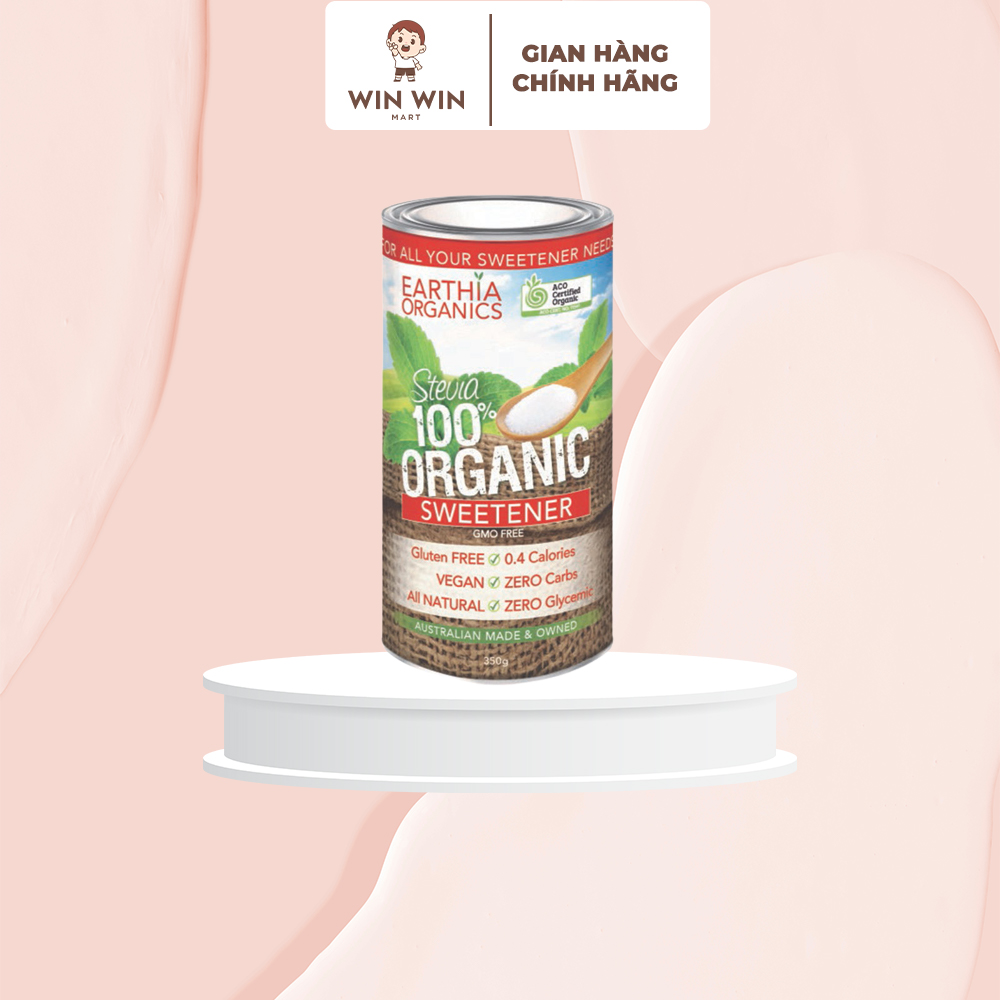 Đường cỏ ngọt hữu cơ stevia sugarless organic stevia của úc hũ 350g