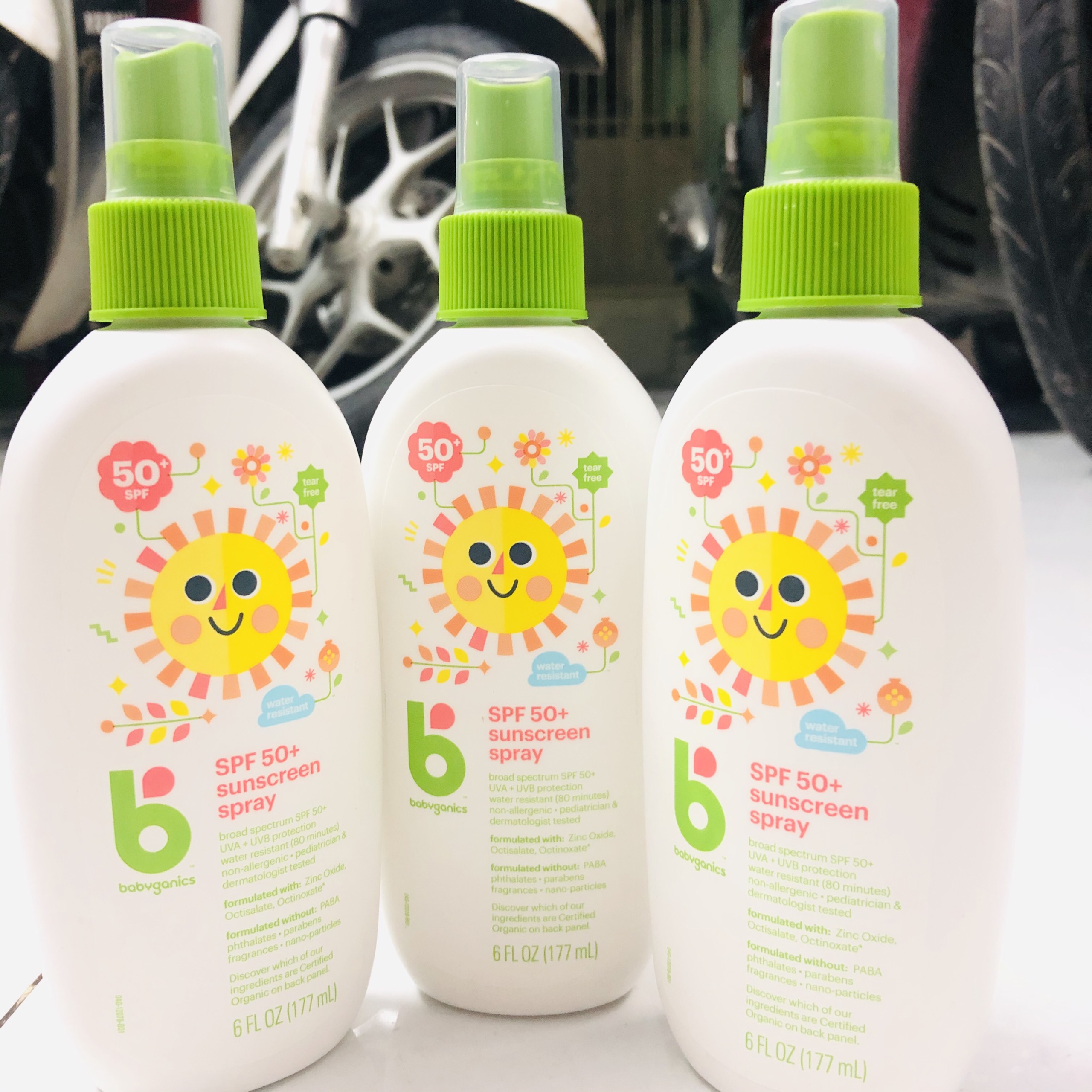 [NHẬP MỸ] Xịt chống nắng cho bé Babyganics 177ml