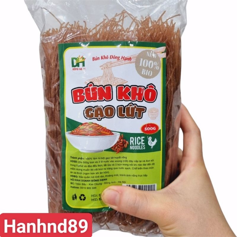[ HOT SALE ] Túi 500g bún gạo lứt nguyên chất loại 1 ăn kiêng