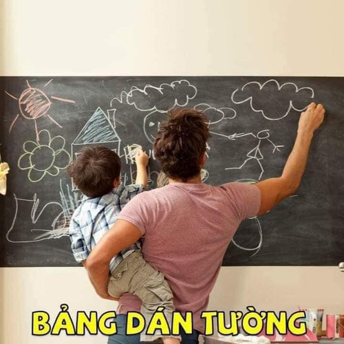 Bảng decal dán tường cho bé học tập - bang dan tuong