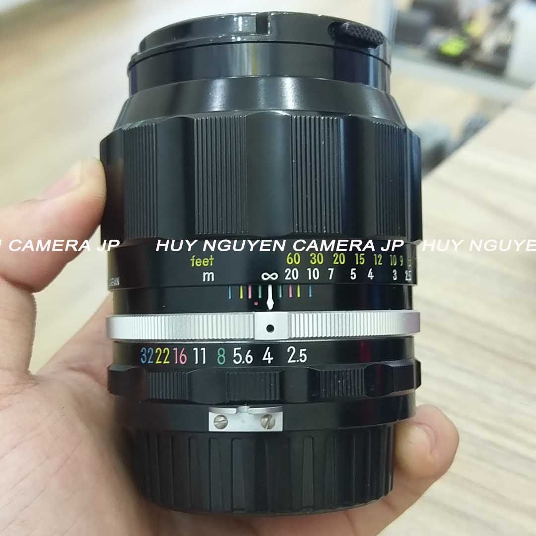 ỐNG KÍNH Nikon 105 f2.5 P non AI  90-99% RẤT ĐẸP.