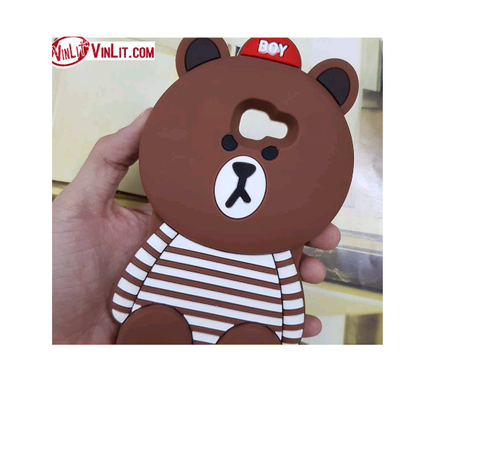 Ốp lưng hình gấu Brown cho Sam Sung galaxy A3 2017