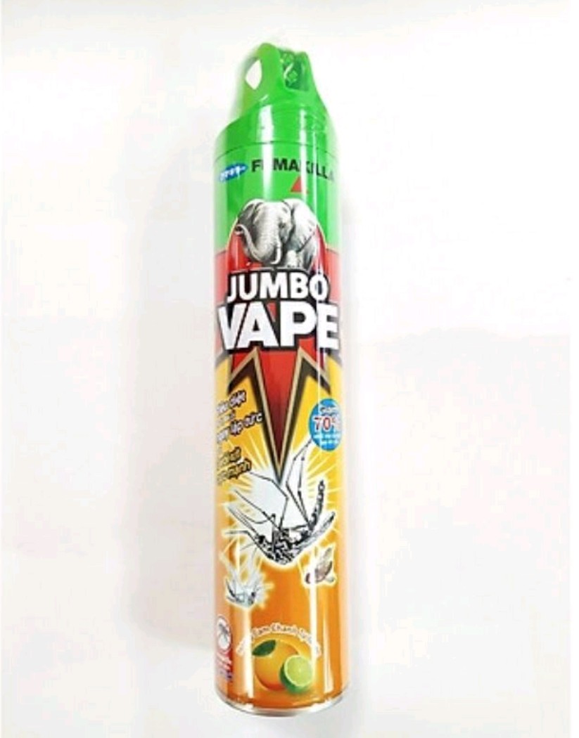 Bình xịt muỗi Jumbo hương chanh chai 600ml
