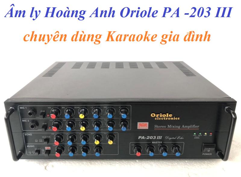 Âm ly hoàng anh oriole pa-203iii-amply