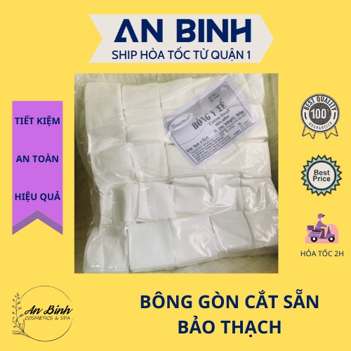 Bông gòn cắt sẵn bảo thạch | bông tẩy trang cắt sẵn | bông gòn cắt sẵn