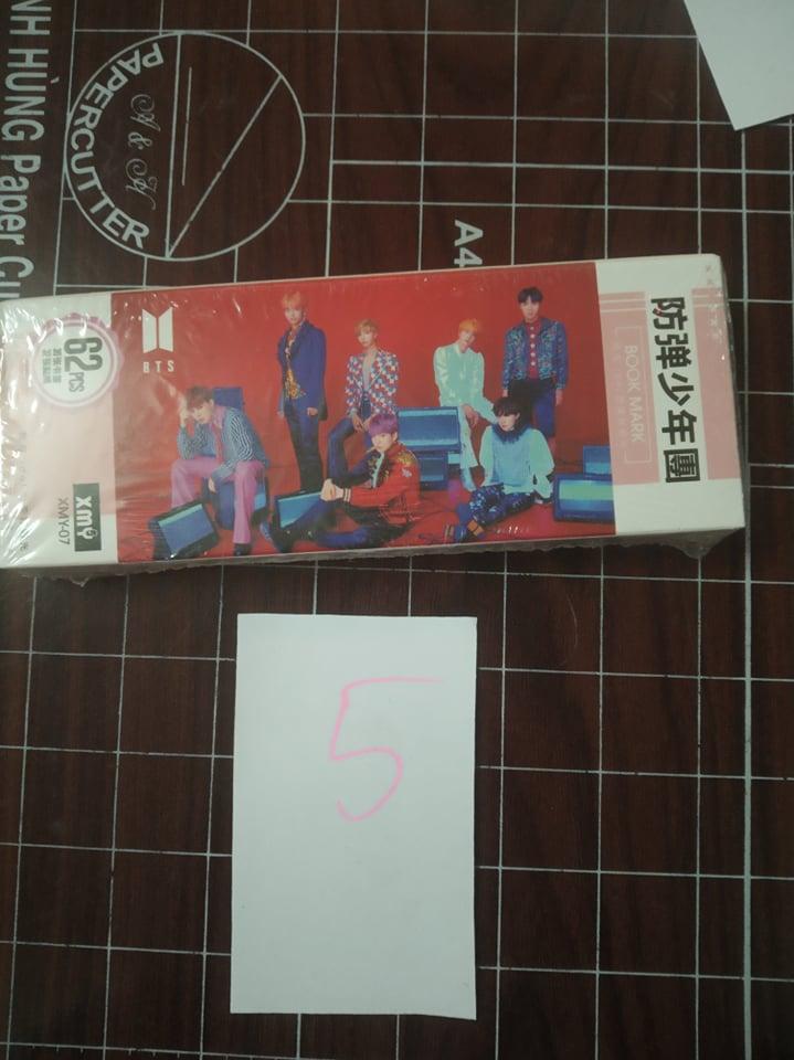 Lomo bookmard nhóm nhạc bts thần tượng âm nhạc