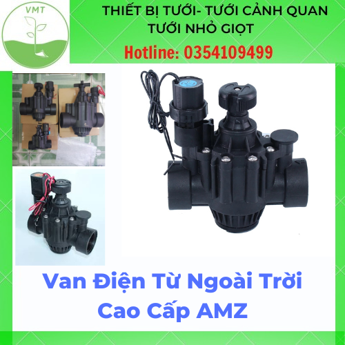 Van điện từ ngoài trời cao cấp amz phi 48/60mm sử dụng điện áp 220v hoặc 24v