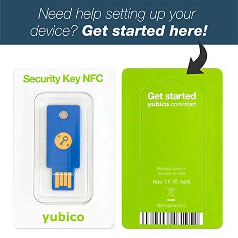 Yubico Security Key - Thiết bị xác thực Yubikey Security Key NFC cổng USB