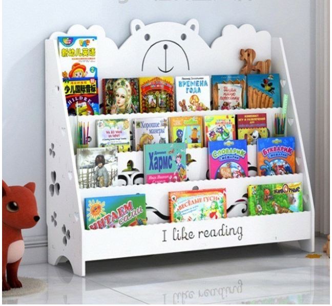 Kệ giá sách hình gấu 4 size nhỡ (khắc tên Free)