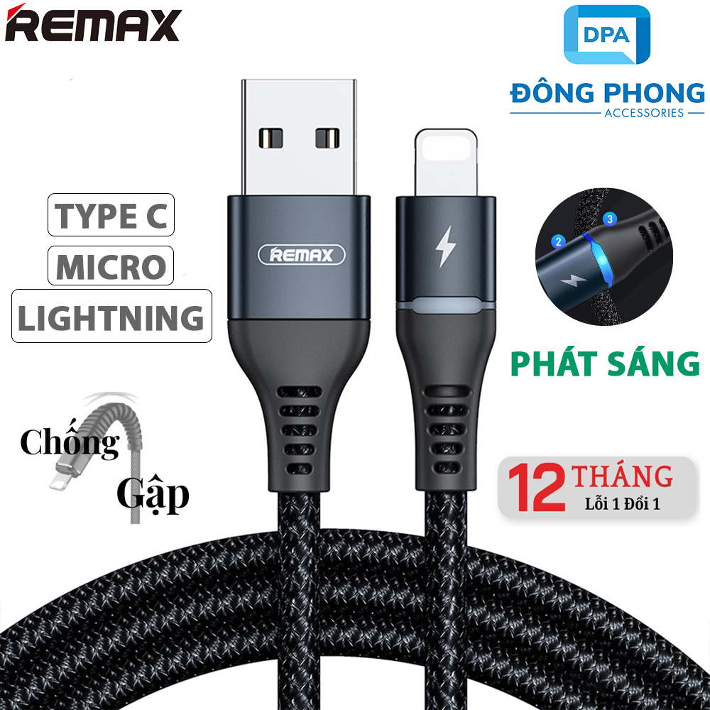 Cáp Sạc Nhanh Remax RC-152 Chính Hãng ( Lightning – Micro USB – Type C )