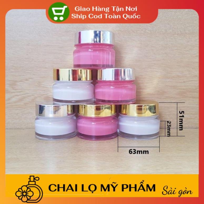 Hủ đựng kem Face cao cấp Q 20g / Hũ chiết mỹ phẩm