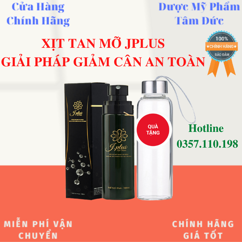 [Tặng Bình Nước][HCM]Jplus Xịt Tan Mỡ Nano  Xịt tan mỡ an toàn hiệu quả Tại nhà Cam Kết Bởi ĐAN TRƯỜNG - DMPTD001