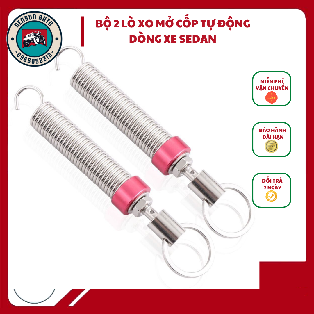 Lò xo mở cốp, Set 2 Lò Xo Mở Cốp Tự Động Cho Ôtô Tiện Dụng